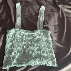 American Eagle small cropped tube like top with long straps than can cross over